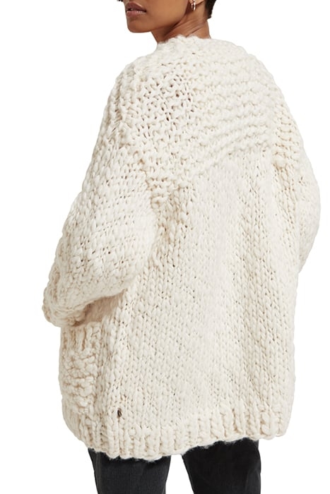 HAND KNIT CARDIGAN SOFT ICE 2