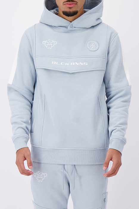 ANORAK STRIPE HOODIE BLUE 1