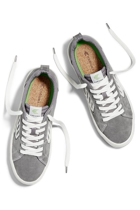 CATIBA PRO SKATE CHARCOAL GREY SUEDE AND CANVAS SNEAKER 3