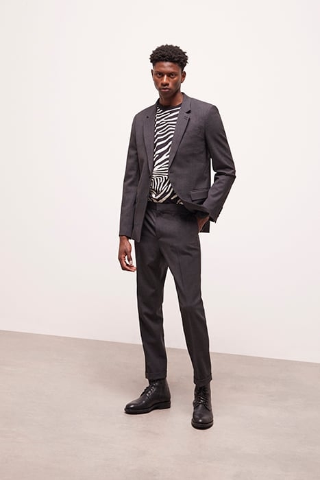 VESTE DE COSTUME FIT BLACK GREY 4