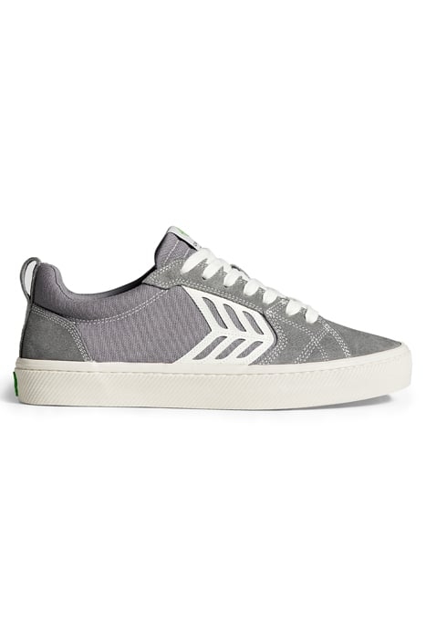 CATIBA PRO SKATE CHARCOAL GREY SUEDE AND CANVAS SNEAKER 1