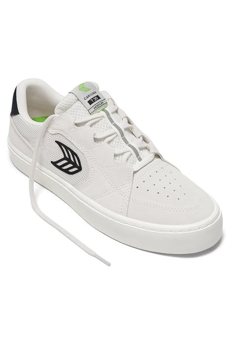 T20 PRO VINTAGE WHITE SUEDE OFF-WHITE MESH SNEAKER 2