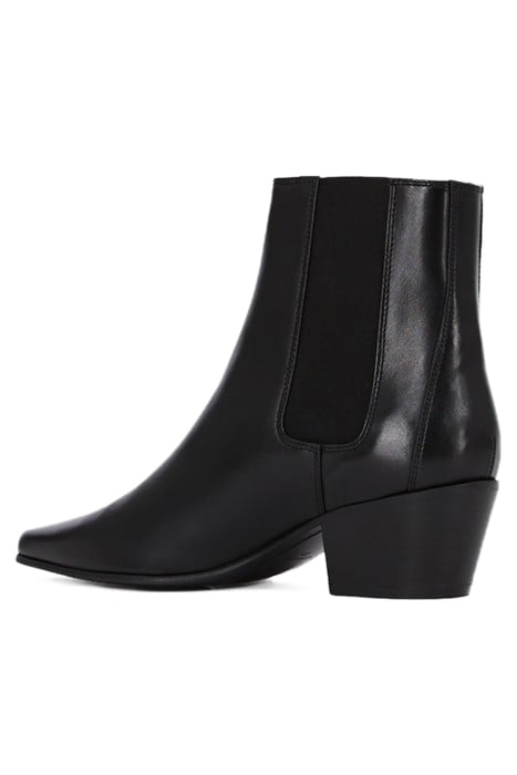 BOTTINES EN CUIR AVEC RIVETS EN METAL BLACK 3