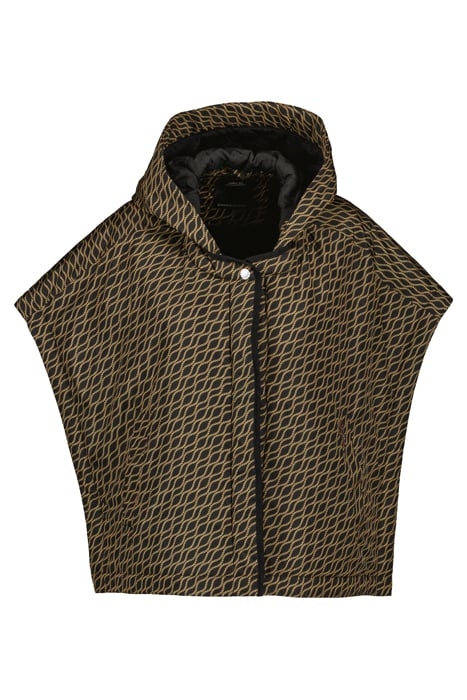 SIRI WNS CAPE ROPE AOP BLACK 4