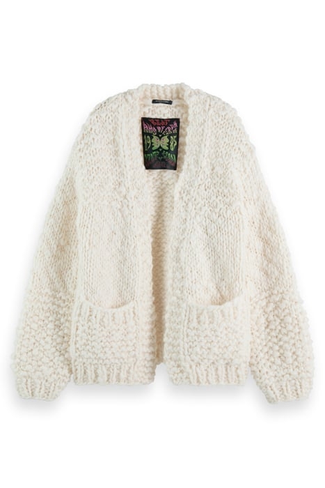 HAND KNIT CARDIGAN SOFT ICE 4