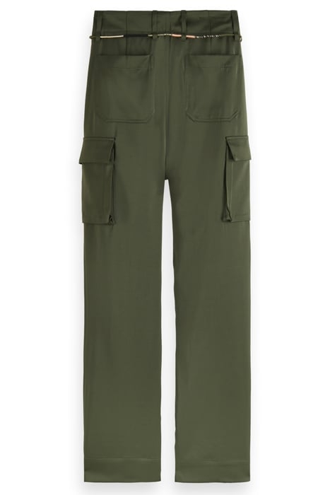 FAYE - HIGH RISE RELAXED TAPERED LEG PAPER BAG UTILITY PANT 5