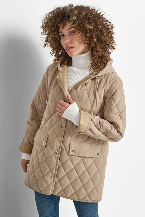 BTTNDWN QUILT JKT CLASSIC KHK 1