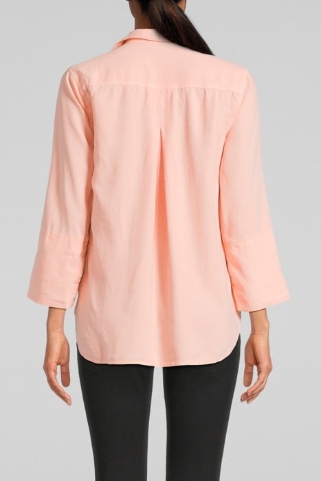SHIRT TAIL BUTTON DOWN SUNSET CORAL 2