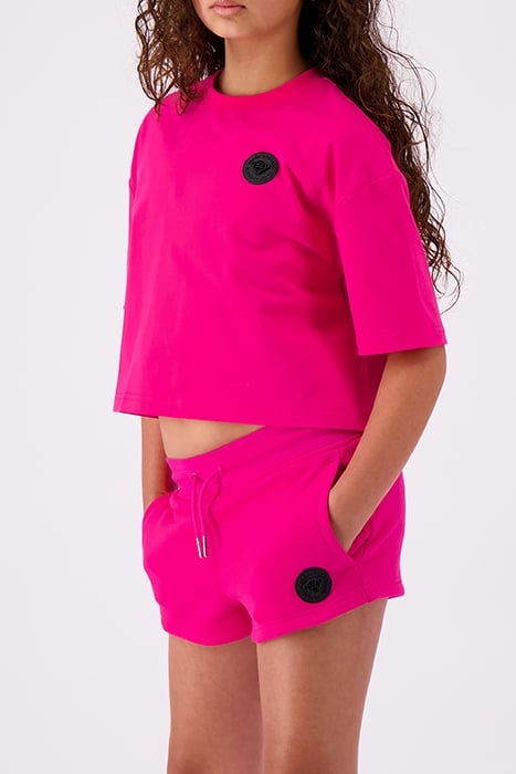 GRL CROPPED TEE PINK 3