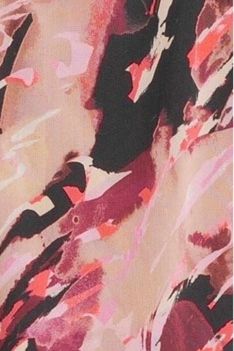 COMMA T-SHIRTS BROWN AOP 5