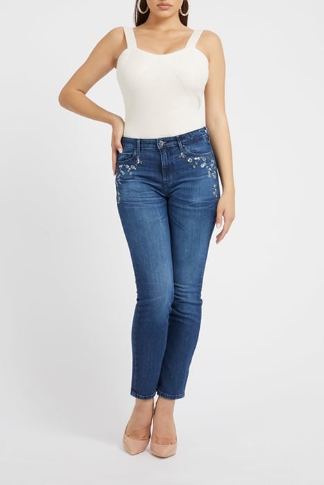 GUESS ECO 1981 SKINNY STRONG FLOWER 3