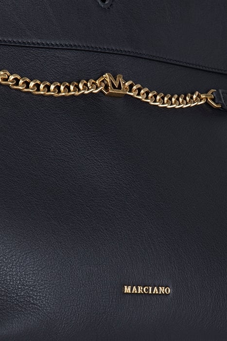 MARCIANO BY GUESS ANNAH TOP HANDLE JET BLACK HANDBAG 4