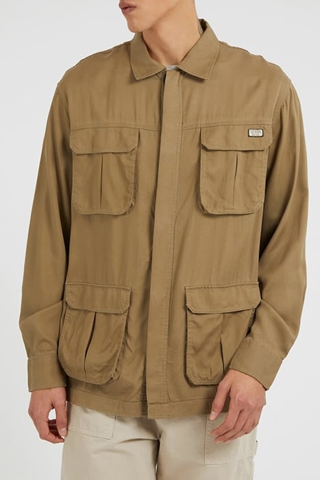 GUESS ECO LS FLUID SAFARI SHAC KHAKI WAY 1