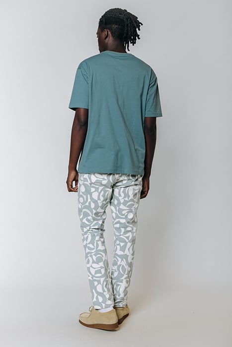 DEX SWIRL CHINO PANTS GREY BLUE 2