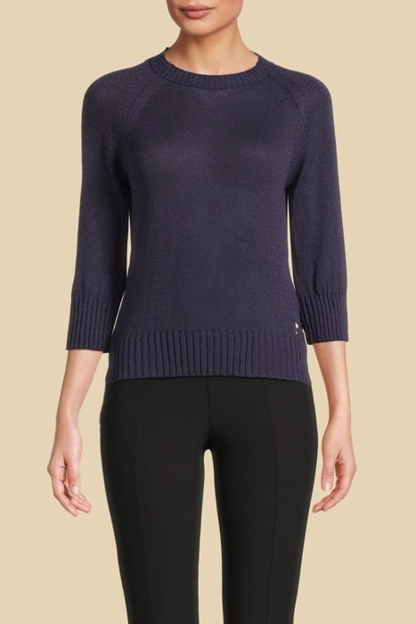 MARCIANO BY GUESS ALDEBARAN GALAXY BLUE KNITTED SWEATER 1