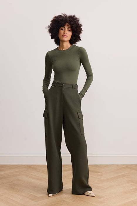 MOON CLASSIC CARGO OVERALL DEEP MOSS 1