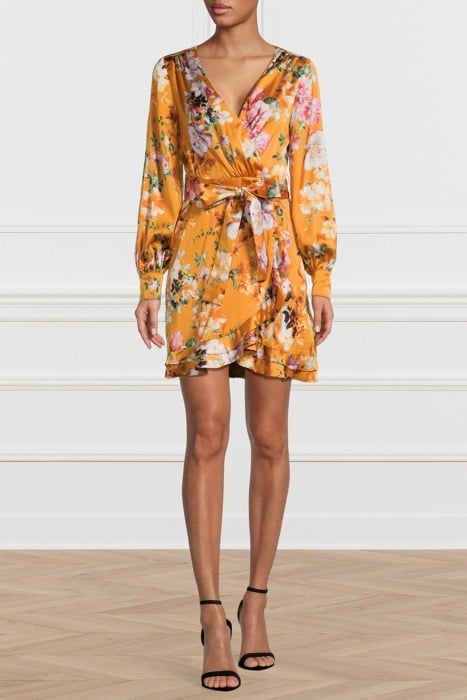 ERIKA DRESS ETHEREAL ROSES ORANG 1