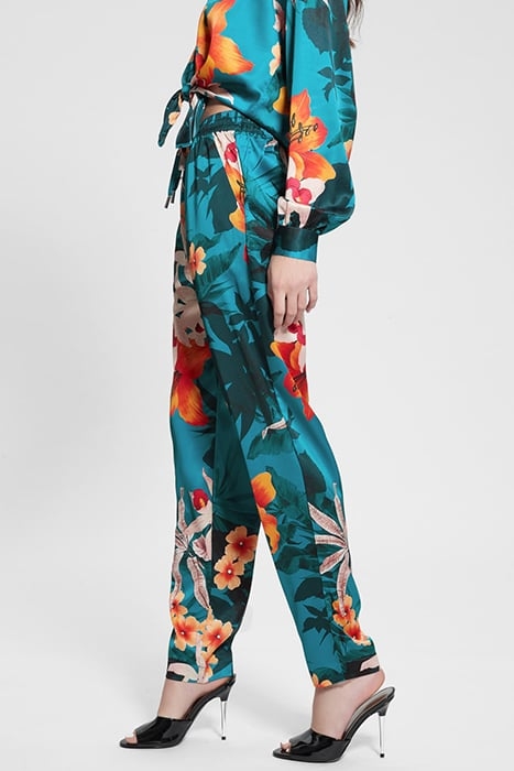 GUESS ECO VIOLA JOGGER PANTS HAWAIAN SUSNET PRINT 4