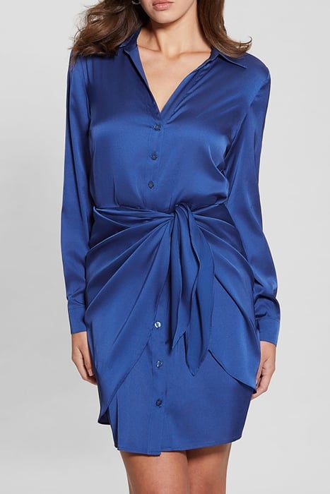 GUESS ECO ES LS ALYA DRESS SURFING BLUE 1