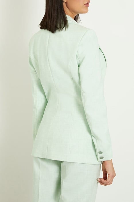 GUESS ECO CORINNE BLAZER CREME DE MENTHE MULT 2