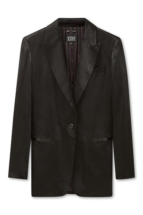 SATIN BLAZER BLACK NIGHT 3