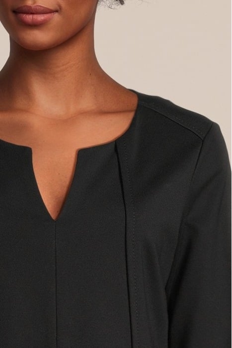 DRESS PUNTO MILANO BLACK 4