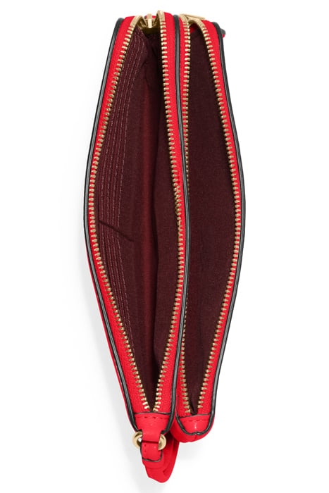 DOUBLE ZIP WALLET ELECTRIC RED 3