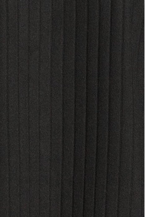 CALLIE HIGH NECK RIB SWEATER BLACK - OUTLET PRICE 5