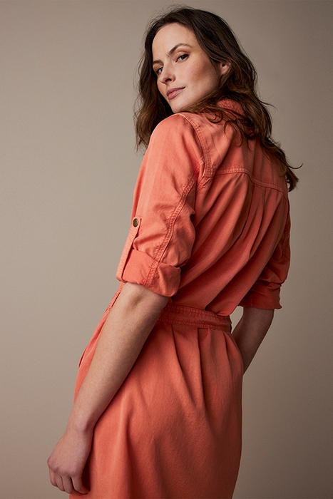 CARGO DRESS BREEZY TENCEL REDS 3