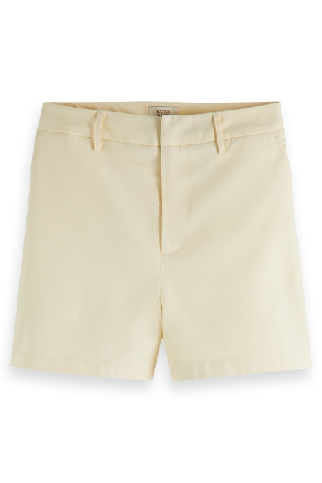 ABOTT CHINO ORGANIC COTTON TWILL SHORT VANILLA 4