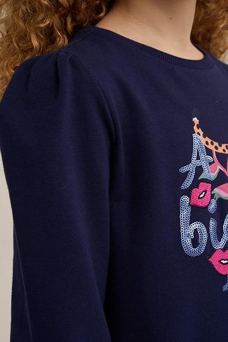 DRESS MID LENGTH DARK BLUE 5