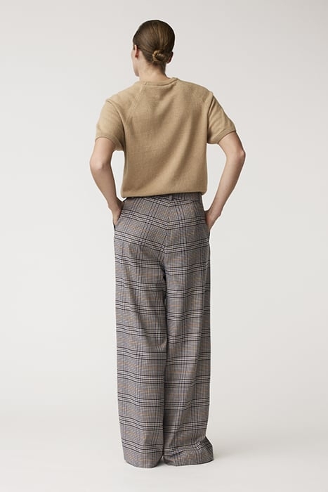 BAMBOO PANTS BLUE/ORANGE 2