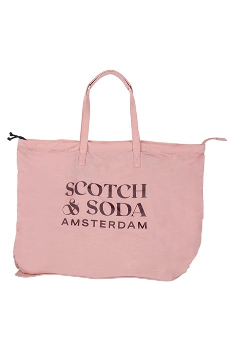UNISEX FOLDABLE TOTE BAG PINK 1