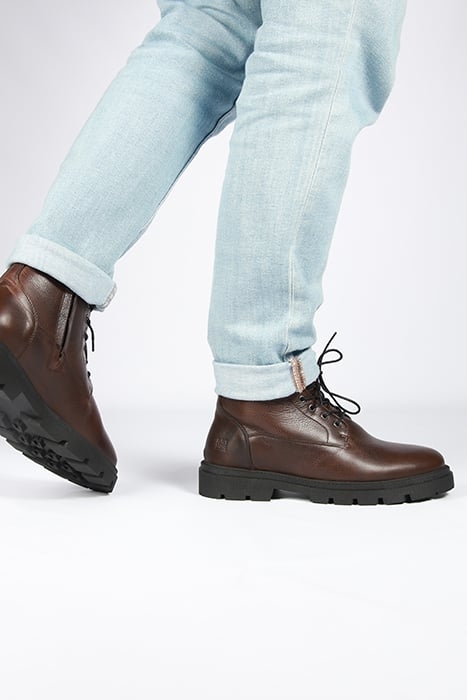 BLACKSTONE - BRODY AG330 BROWN - LACE-UPS BROWN 3