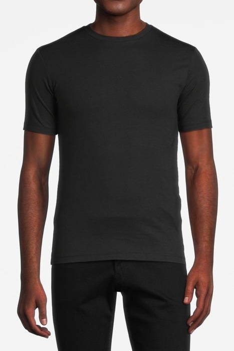 DAWSON CREW NECK JERSEY T-SHIRT BLACK - OUTLET PRICE 1