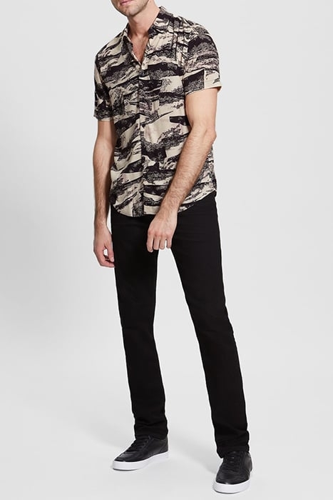 GUESS ECO SS ECO RAYON ABSTRCT ABSTRACT COLLAGE 3