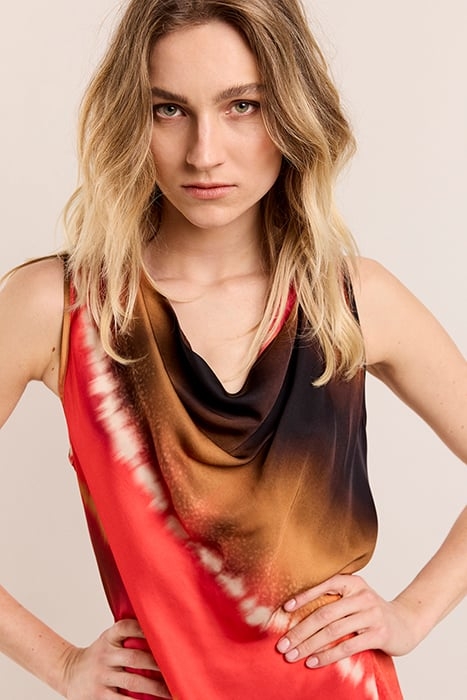 DRESS FADED PRINT PRINTS 5