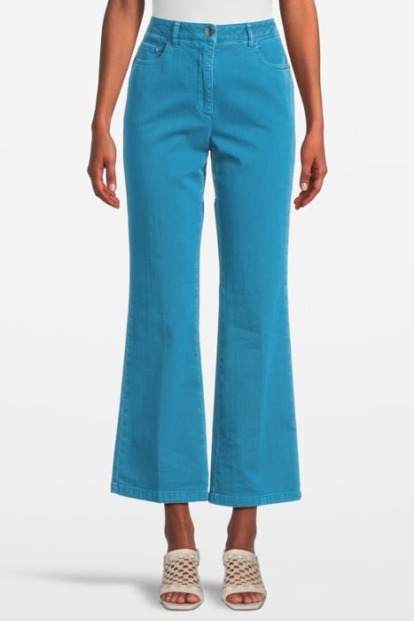 STRAIGHTLEG DENIM DEEP TURQUOISE 1