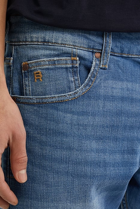 5-POCKET MID WAIST LIGHT BLUE 5