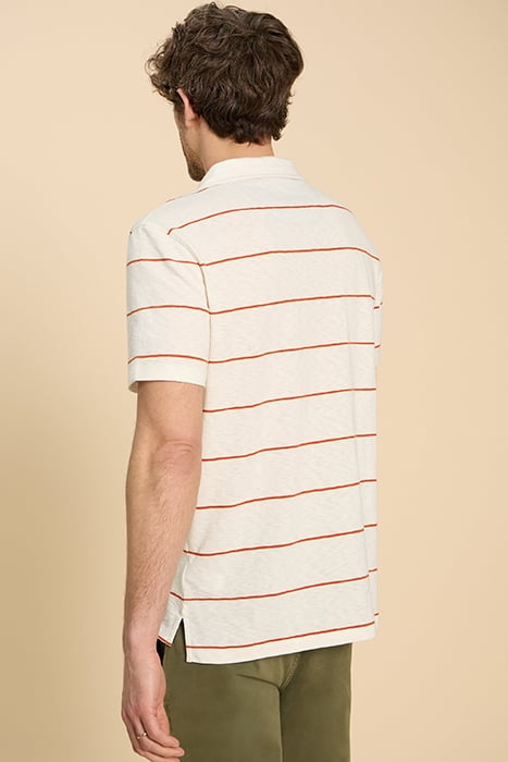 JACQUARD STRIPE POLO NATURAL 2