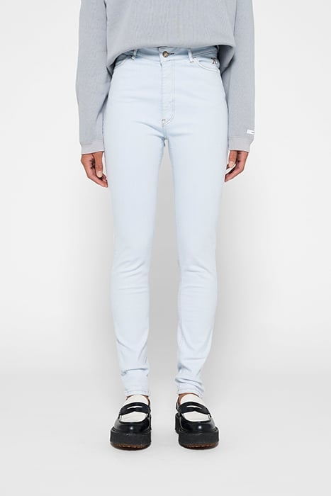 HIGH RISE SKINNY JEANS ICE BLUE 1