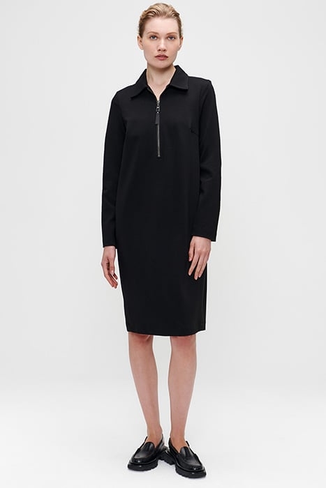 DWIGHT ZIPPER DRESS BLACK 1