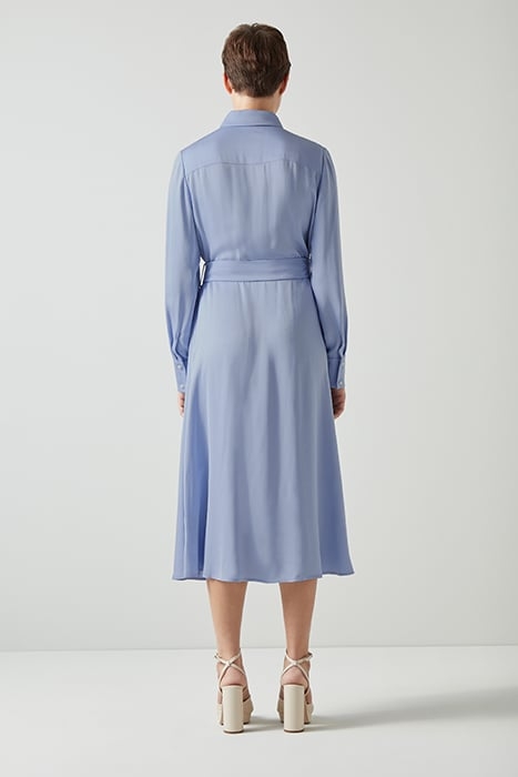 DR KATE CREPE SHIRTDRESS LIGHT BLUE 2