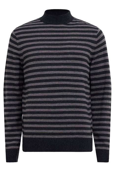 ANDI MOCK NECK CHARCOAL/BLACK 4