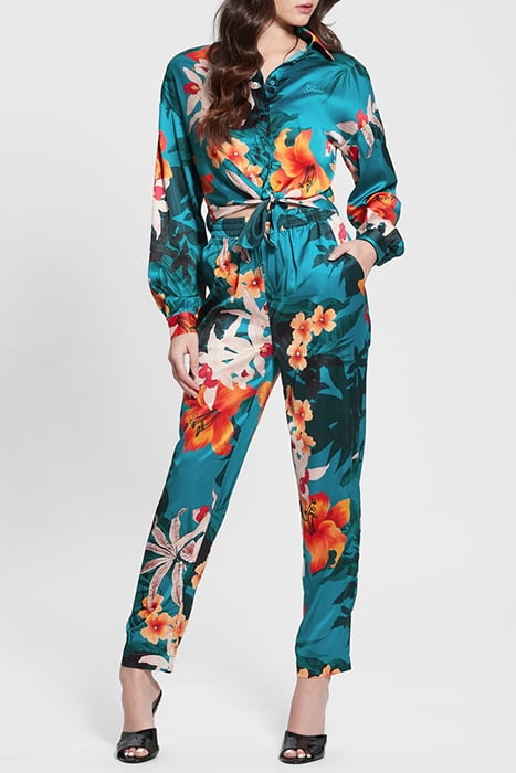 GUESS ECO VIOLA JOGGER PANTS HAWAIAN SUSNET PRINT 3