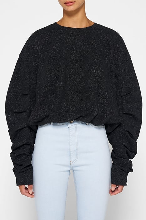 BALLOON SWEATER GLITTER BLACK 1