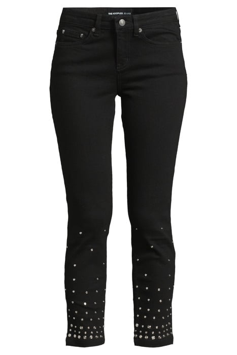 PANTALON DENIM AVEC DETAILS CLOUS BLACK 3
