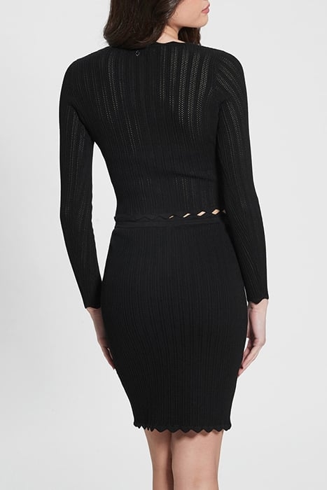 GUESS ECO LS POINTELLE ANJELA JET BLACK A996 2