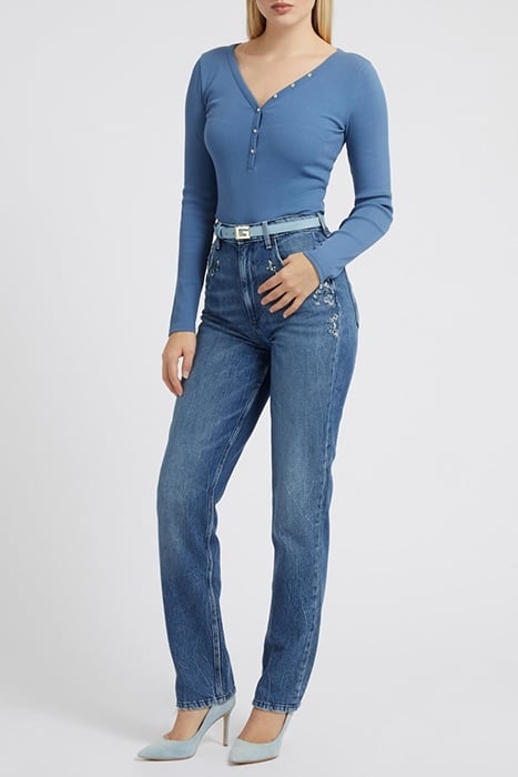 GUESS ECO MOM JEAN BLESSED SEQUINS 3