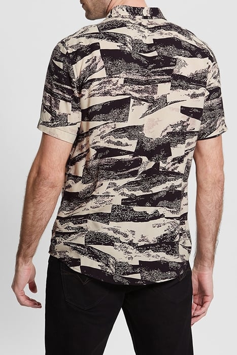 GUESS ECO SS ECO RAYON ABSTRCT ABSTRACT COLLAGE 2